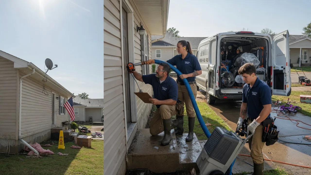 Ceiling Water Damage Restoration in Saint Vincent, MN near me
